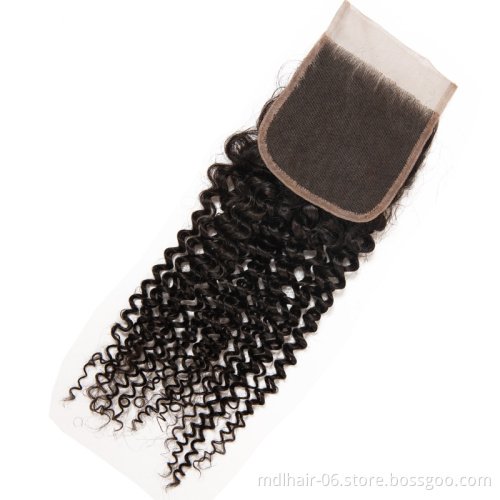 Wholesale Virgin Hair Vendors Mink Peruvian Lace Frontal Closure With Baby Hair 4X4 2X6 5X5 13X4 13X6 6X6 7X7 360 Lace Closure